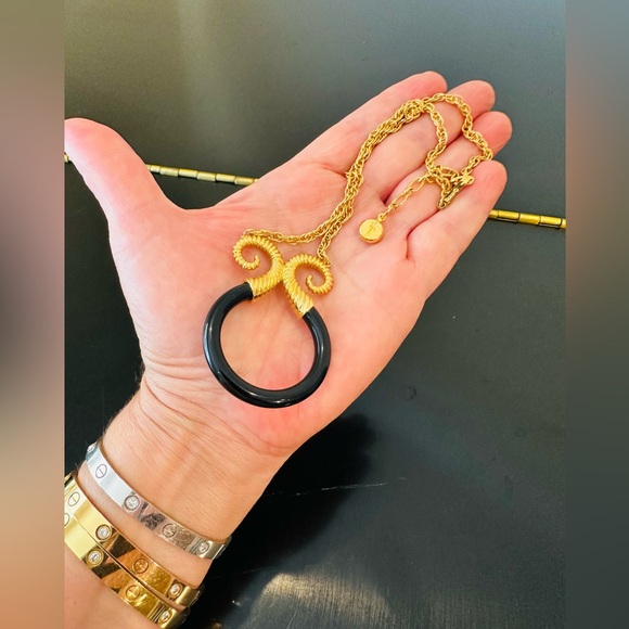 Trifari Authentic Luxury Vintage Retro RARE Runway Couture Statement Necklace - Picture 11 of 17